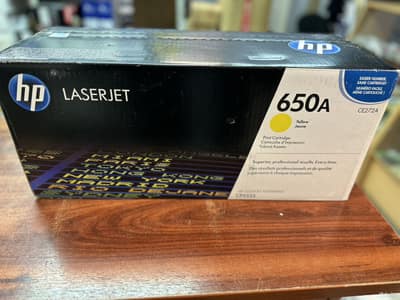 Оригинальный картридж hp CE272A hp 650 жёлтый
