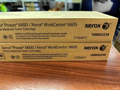 Тонер-картридж желтый Xerox 106R02239 для Ph6600